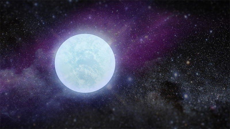 白矮星想象图，它还不是恒星演化的终点